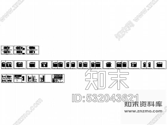 施工图江苏某度假酒店主楼公共卫生间装修图施工图下载【ID:532043621】