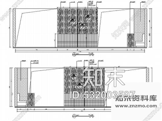 施工图湖北雅致现代高档火锅店室内装修CAD施工图含草图大师概念图施工图下载【ID:532003597】