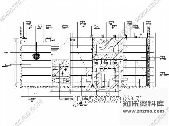 施工图广东五星级酒店简约现代KTV包间装修施工图cad施工图下载【ID:532024647】