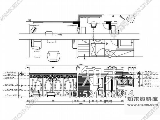 施工图江苏两层欧式风格别墅室内装修施工图含实景图cad施工图下载【ID:531976344】