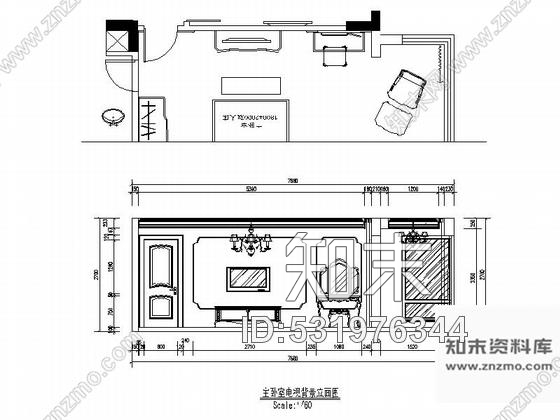 施工图江苏两层欧式风格别墅室内装修施工图含实景图cad施工图下载【ID:531976344】