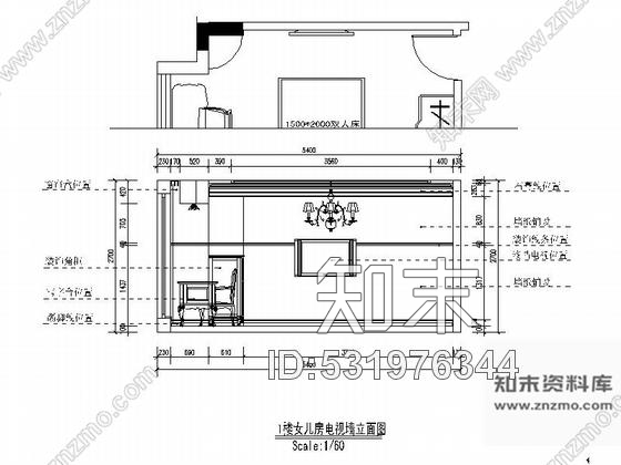 施工图江苏两层欧式风格别墅室内装修施工图含实景图cad施工图下载【ID:531976344】