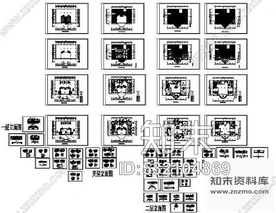 施工图办公楼装修方案图cad施工图下载【ID:532104869】