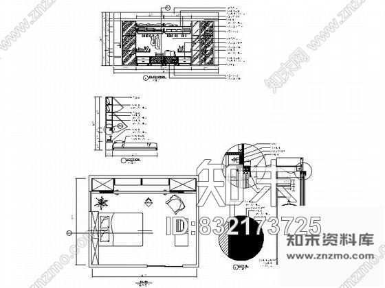 图块/节点卧室全套施工图CAD图块下载cad施工图下载【ID:832173725】