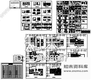 施工图某宾馆室内改造工程竣工图cad施工图下载【ID:532048657】