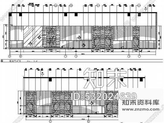 施工图重庆某现代简约酒店茶室室内精装修设计施工图cad施工图下载【ID:532024639】