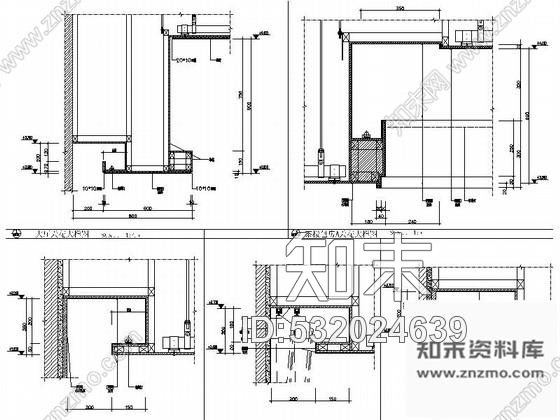 施工图重庆某现代简约酒店茶室室内精装修设计施工图cad施工图下载【ID:532024639】