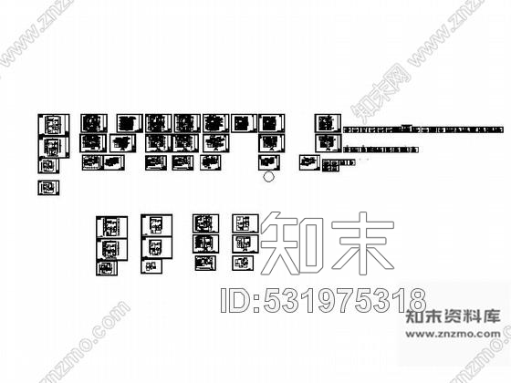 施工图南京奢华欧式风格2层别墅CAD室内施工图cad施工图下载【ID:531975318】