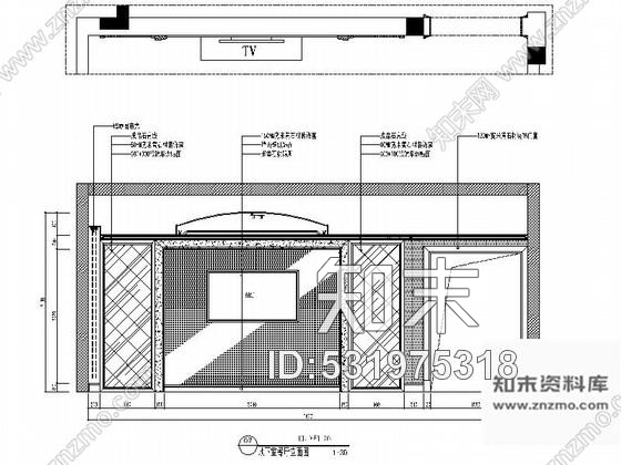 施工图南京奢华欧式风格2层别墅CAD室内施工图cad施工图下载【ID:531975318】