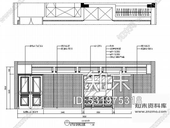 施工图南京奢华欧式风格2层别墅CAD室内施工图cad施工图下载【ID:531975318】