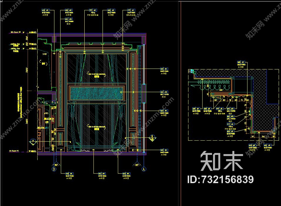 尚逸东方欧式三层别墅CAD全套施工图+实景案例cad施工图下载【ID:732156839】