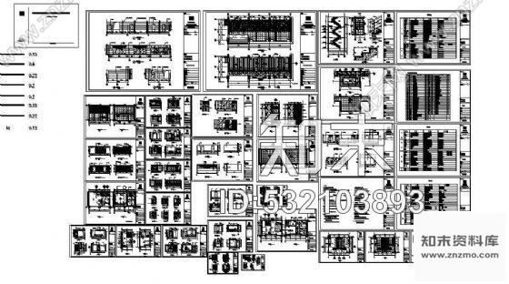 施工图某公安局楼室内装修cad施工图下载【ID:532103893】