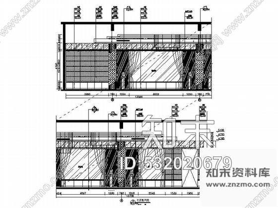 施工图江苏复古宫殿般酒店多功能厅施工图含效果图cad施工图下载【ID:532020679】