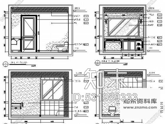 施工图杭州某连排别墅PD型样板房图纸cad施工图下载【ID:531989333】