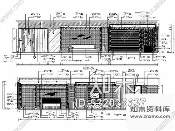 施工图浙江度假酒店客房室内装修CAD施工图含效果施工图下载【ID:532035637】