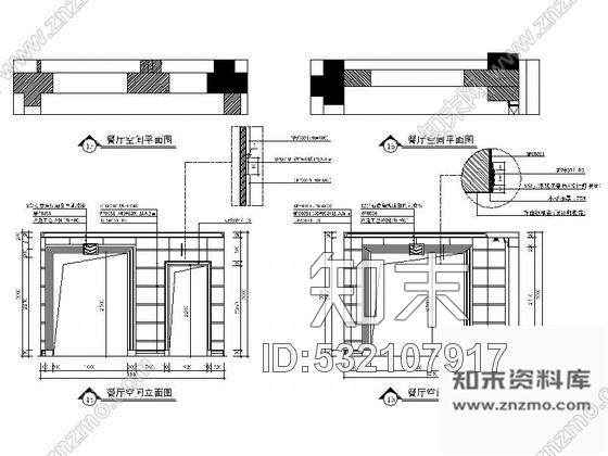 施工图山西豪华欧式风格瓷砖展厅室内装修设计施工图cad施工图下载【ID:532107917】