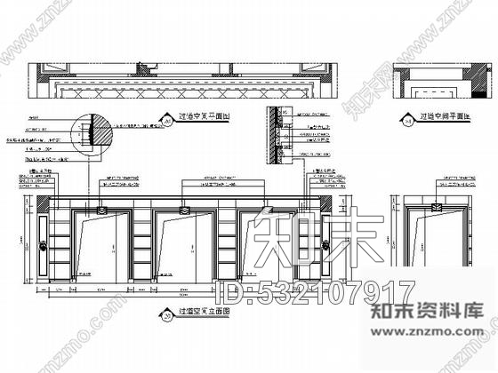 施工图山西豪华欧式风格瓷砖展厅室内装修设计施工图cad施工图下载【ID:532107917】