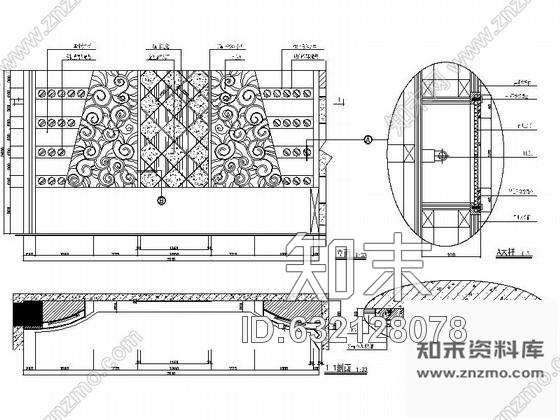 施工图时尚VIP包房装修图cad施工图下载【ID:632128078】