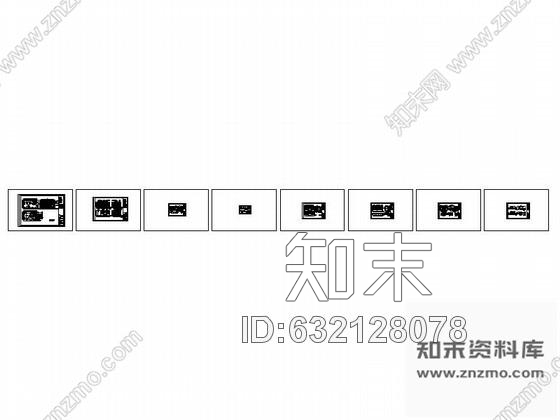 施工图时尚VIP包房装修图cad施工图下载【ID:632128078】