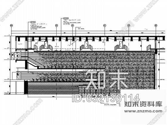 施工图无锡名师设计形态独特高档现代大剧院设计施工图含效果cad施工图下载【ID:632136114】