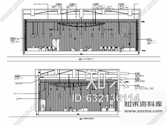 施工图无锡名师设计形态独特高档现代大剧院设计施工图含效果cad施工图下载【ID:632136114】