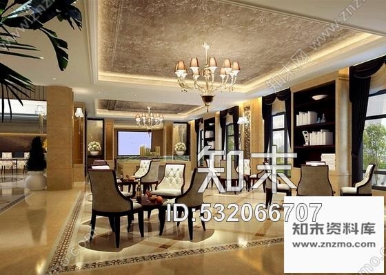 施工图浙江高品质学区房售楼处设计CAD施工图含效果cad施工图下载【ID:532066707】