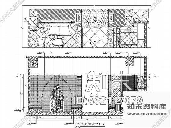 施工图养生会所红酒雪茄室装修图cad施工图下载【ID:632117079】