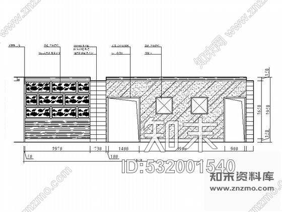 施工图某新中式百年快餐老店施工图含效果cad施工图下载【ID:532001540】