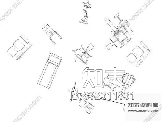 图块/节点室内健身器材图块施工图下载【ID:832311831】