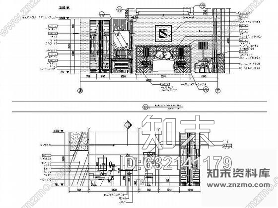 施工图残疾人客房设计图纸cad施工图下载【ID:632141179】