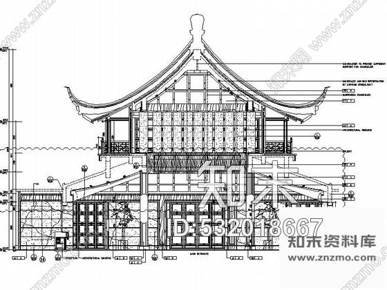 施工图杭州某主题酒店大堂室内装修图cad施工图下载【ID:532018667】