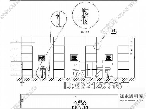 施工图某会馆装修设计图cad施工图下载【ID:632120095】