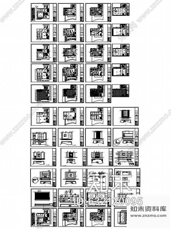 施工图某会馆装修设计图cad施工图下载【ID:632120095】