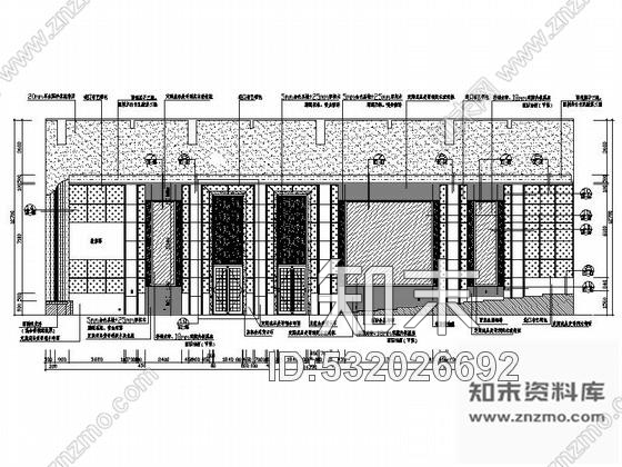 施工图吉林多功能五星级酒店高档大报告厅装修施工图含效果cad施工图下载【ID:532026692】