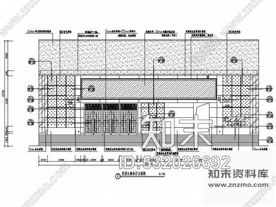 施工图吉林多功能五星级酒店高档大报告厅装修施工图含效果cad施工图下载【ID:532026692】