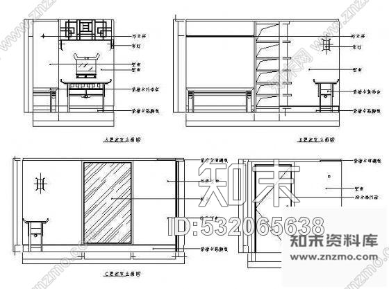 施工图某宾馆总统套房装修图cad施工图下载【ID:532065638】