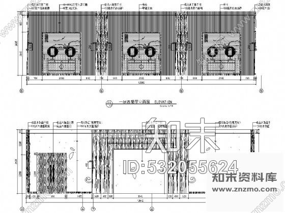 施工图山东县级三星级酒店装修改造图含实景cad施工图下载【ID:532055624】