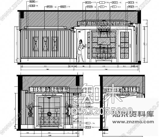 施工图五星假日酒店总统套房施工图含效果cad施工图下载【ID:532055690】