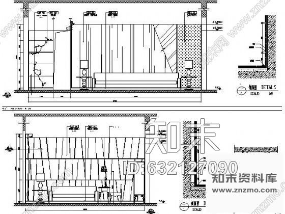 施工图杭州五星级度假酒店KTV施工图cad施工图下载【ID:632127090】