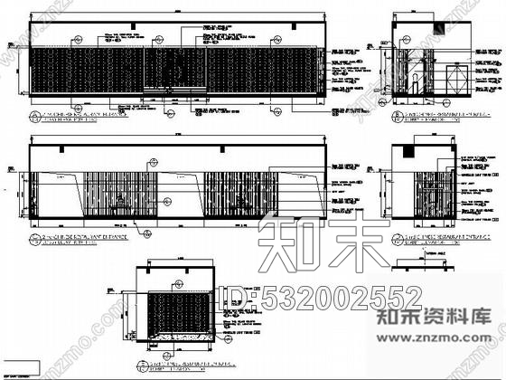 施工图澳门时尚冷酷高档餐厅施工图含高清效果图cad施工图下载【ID:532002552】