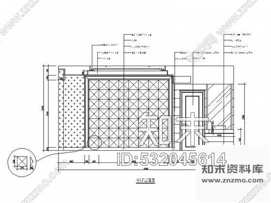 施工图江苏某时尚大酒店单间客房施工图施工图下载【ID:532045614】