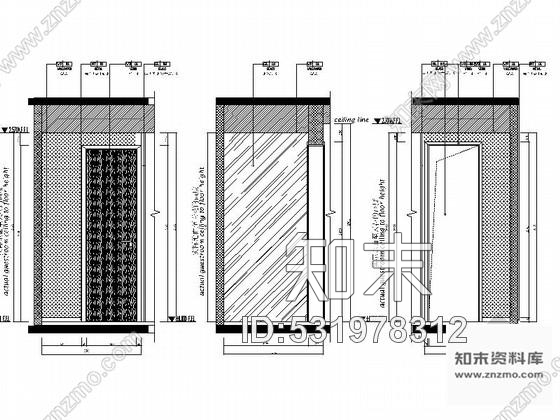 施工图上海豪华别墅区新中式风格三层别墅样板间装修施工图含效果cad施工图下载【ID:531978312】