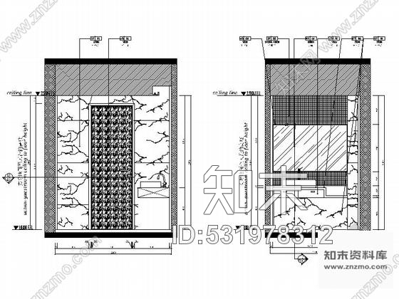 施工图上海豪华别墅区新中式风格三层别墅样板间装修施工图含效果cad施工图下载【ID:531978312】