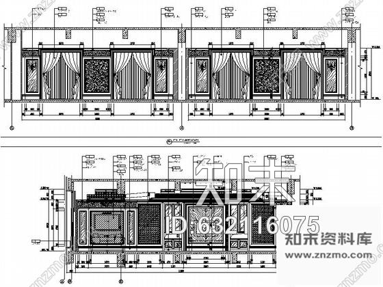 施工图某公司豪华会所书吧及红酒吧室内装修图含实景cad施工图下载【ID:632116075】