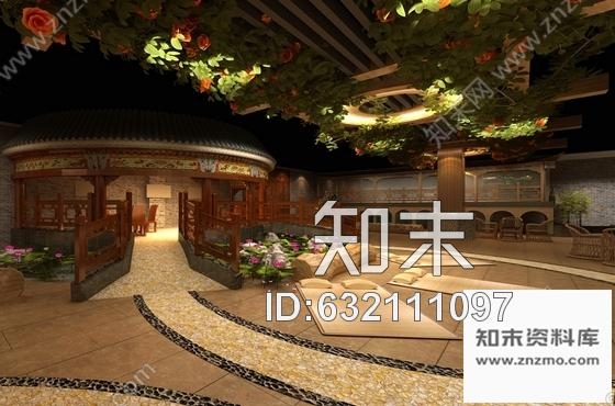 施工图原创大型商业餐饮娱乐综合休闲会所施工图含效果图cad施工图下载【ID:632111097】
