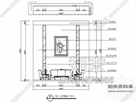 施工图常熟精致简欧风情三层别墅样板间CAD装修施工图含效果cad施工图下载【ID:531978386】