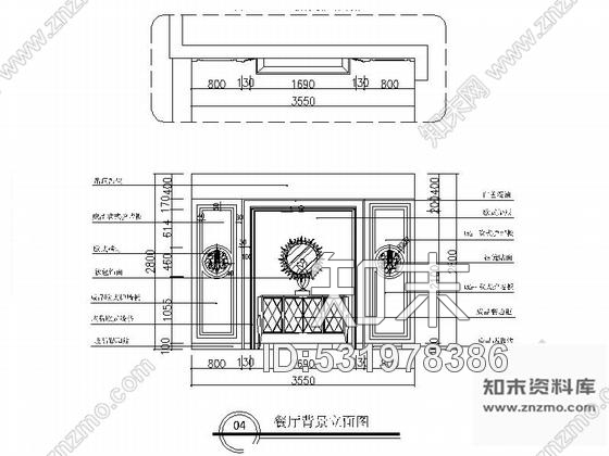 施工图常熟精致简欧风情三层别墅样板间CAD装修施工图含效果cad施工图下载【ID:531978386】