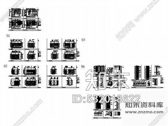 施工图公共卫生间装修装饰施工图施工图下载【ID:532018622】