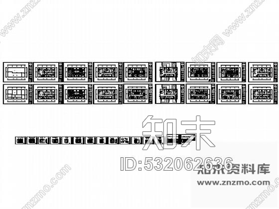 施工图宁波小宾馆设计装修图cad施工图下载【ID:532062636】