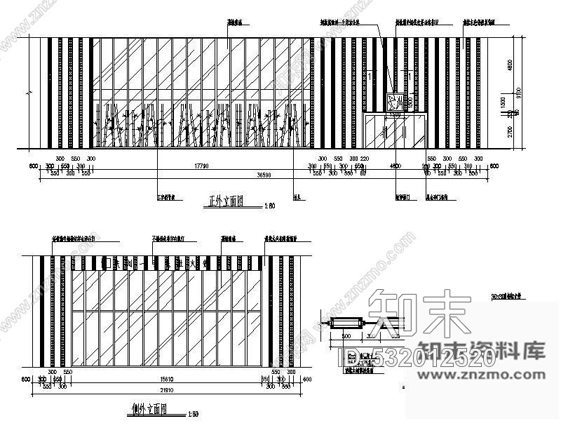 施工图中式风格火锅餐饮链锁店设计图cad施工图下载【ID:532012520】